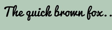 Image with Font Color 000000 and Background Color B3CAB8
